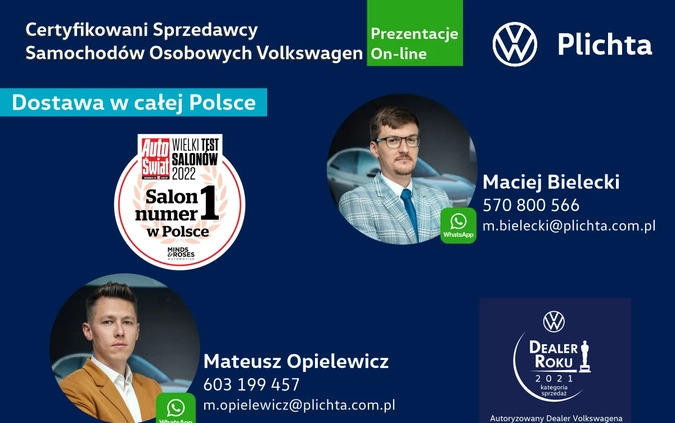 Volkswagen Tiguan cena 214590 przebieg: 10, rok produkcji 2024 z Gubin małe 121